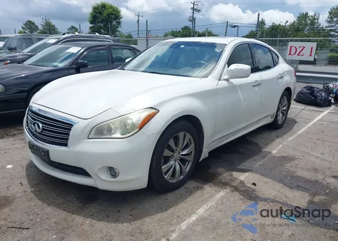 2012 Infiniti M37 z USA, uszkodzony, nr VIN JN1BY1AP7CM333265